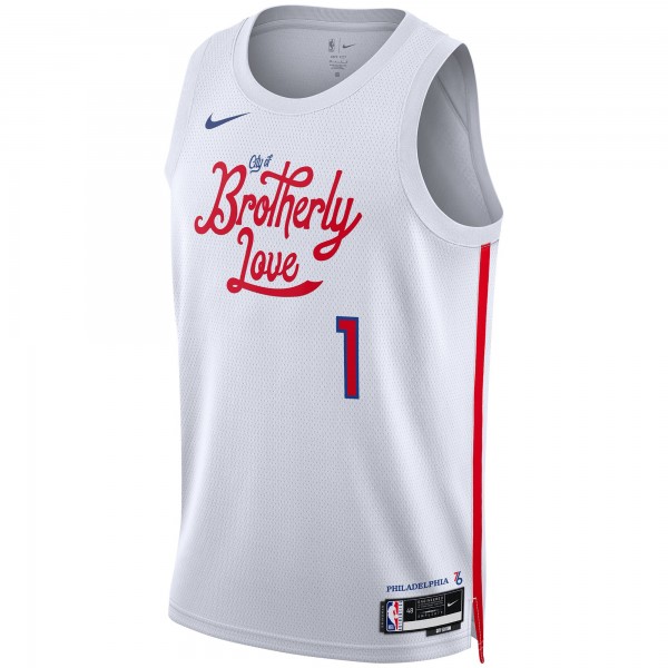 Игровая форма  James Harden Philadelphia 76ers Nike Unisex 2022/23 Swingman - City Edition - White