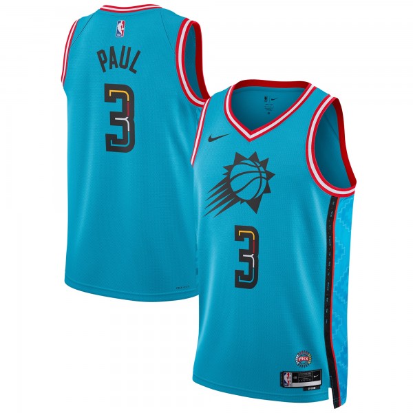 Игровая форма  Chris Paul Phoenix Suns Nike Unisex 2022/23 Swingman - City Edition - Turquoise
