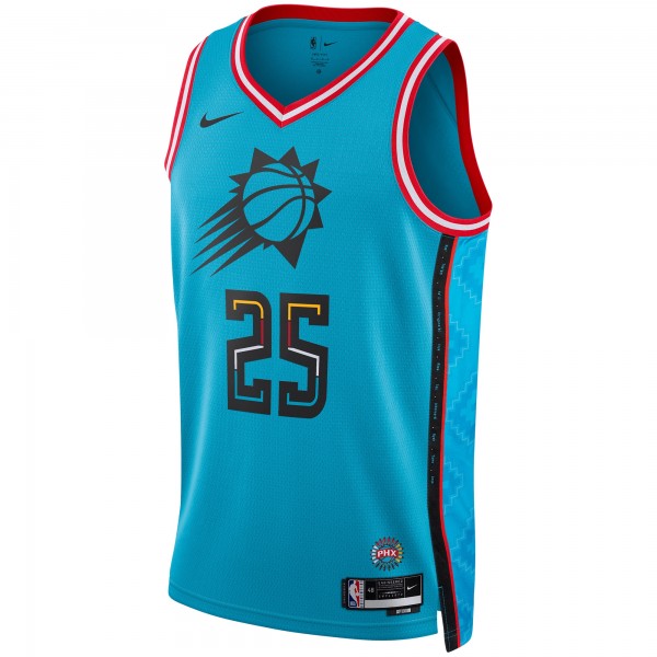 Игровая джерси Mikal Bridges Phoenix Suns Nike Unisex 2022/23 Swingman - City Edition - Turquoise