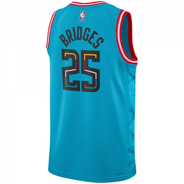 Игровая джерси Mikal Bridges Phoenix Suns Nike Unisex 2022/23 Swingman - City Edition - Turquoise