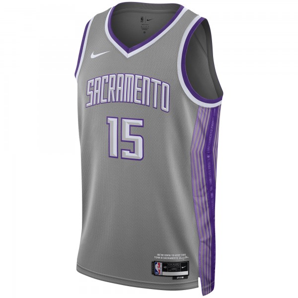 Игровая форма  Davion Mitchell Sacramento Kings Nike Unisex 2022/23 Swingman - City Edition - Anthracite
