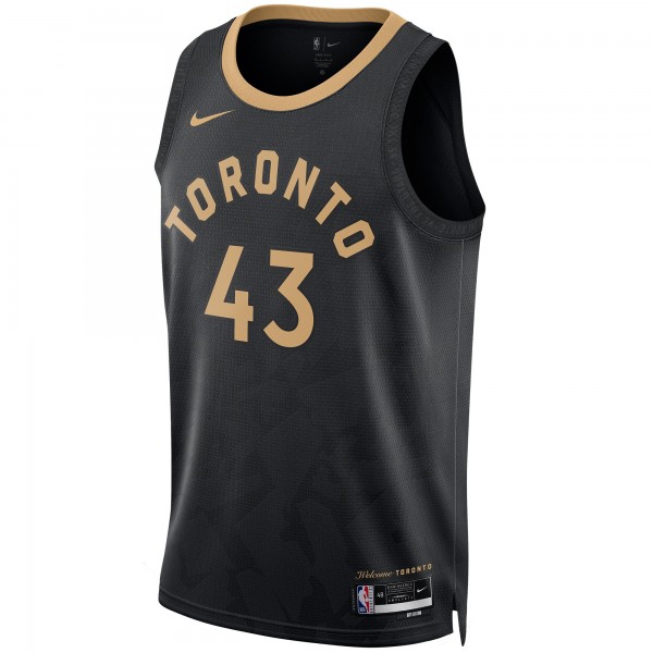Игровая форма  Pascal Siakam Toronto Raptors Nike Unisex 2022/23 Swingman - City Edition - Black
