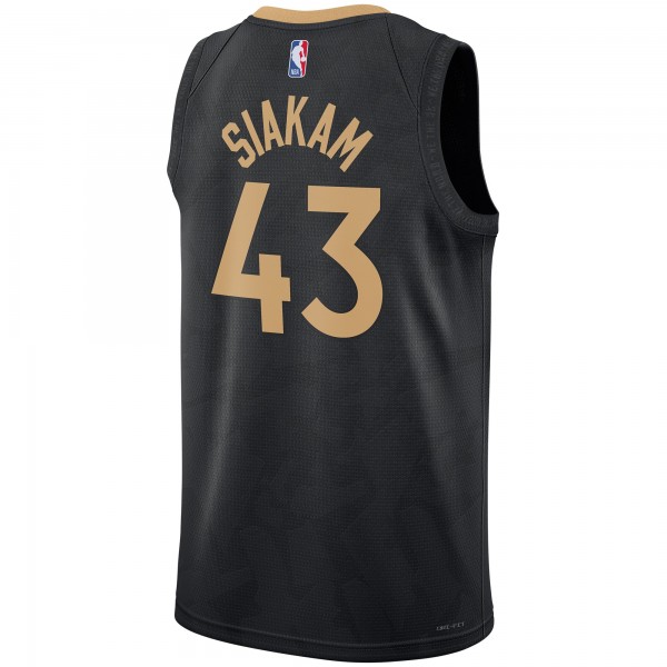 Игровая форма  Pascal Siakam Toronto Raptors Nike Unisex 2022/23 Swingman - City Edition - Black