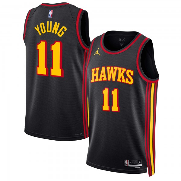 Игровая форма  Trae Young Atlanta Hawks Jordan Brand Unisex Swingman - Statement Edition - Black