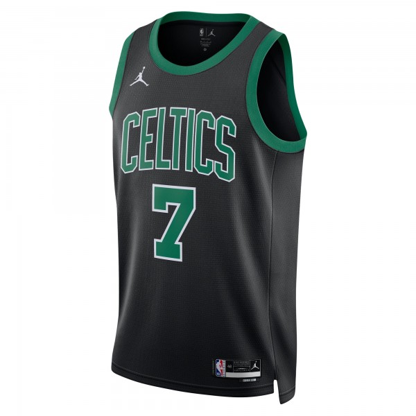 Игровая джерси Jaylen Brown Boston Celtics Jordan Brand Unisex Swingman - Statement Edition - Black