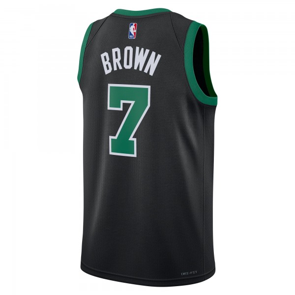Игровая джерси Jaylen Brown Boston Celtics Jordan Brand Unisex Swingman - Statement Edition - Black