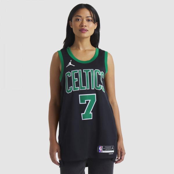 Игровая джерси Jaylen Brown Boston Celtics Jordan Brand Unisex Swingman - Statement Edition - Black