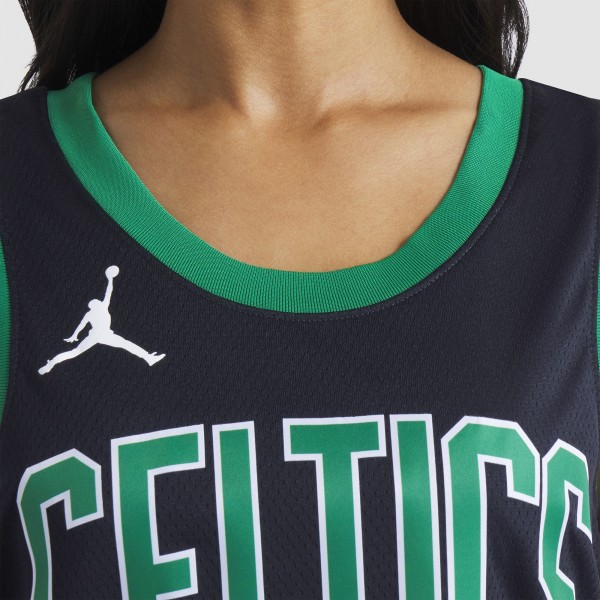 Игровая джерси Jaylen Brown Boston Celtics Jordan Brand Unisex Swingman - Statement Edition - Black