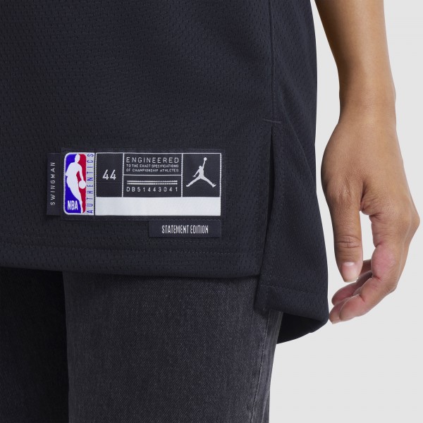 Игровая джерси Jaylen Brown Boston Celtics Jordan Brand Unisex Swingman - Statement Edition - Black