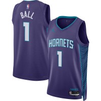 Игровая форма  LaMelo Ball Charlotte Hornets Jordan Brand 2022/23 Statement Edition Swingman - Purple