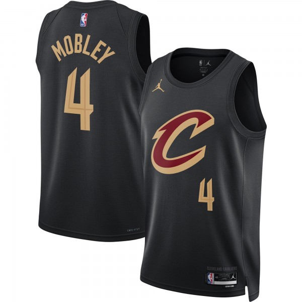 Игровая форма  Evan Mobley Cleveland Cavaliers Jordan Brand 2022/23 Statement Edition Swingman - Black