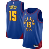 Джерси Unisex Denver Nuggets Nikola Jokic Jordan Brand Blue Swingman - Statement Edition