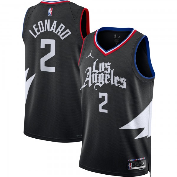 Игровая форма  Kawhi Leonard LA Clippers Jordan Brand Unisex Swingman - Statement Edition - Black