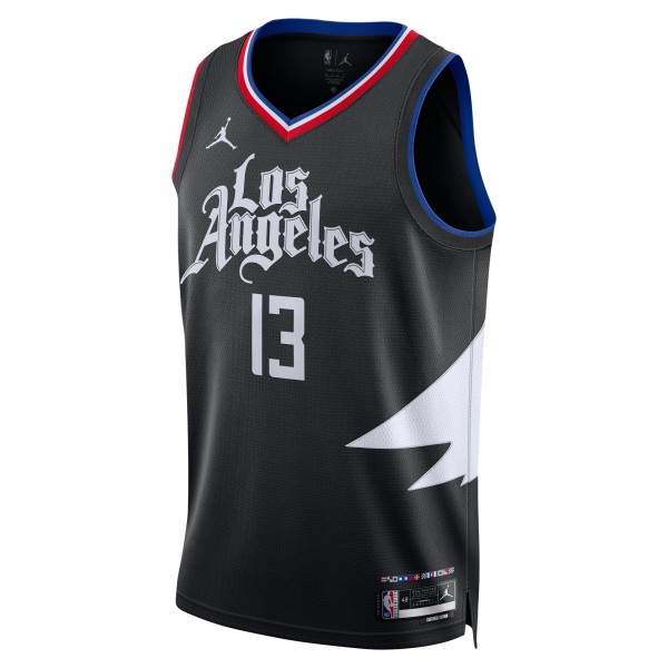 Игровая форма  Paul George LA Clippers Jordan Brand Unisex Swingman - Statement Edition - Black