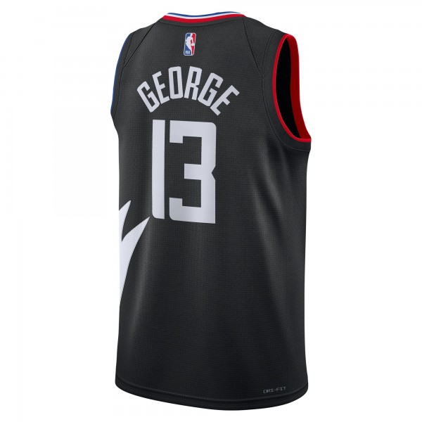 Игровая форма  Paul George LA Clippers Jordan Brand Unisex Swingman - Statement Edition - Black