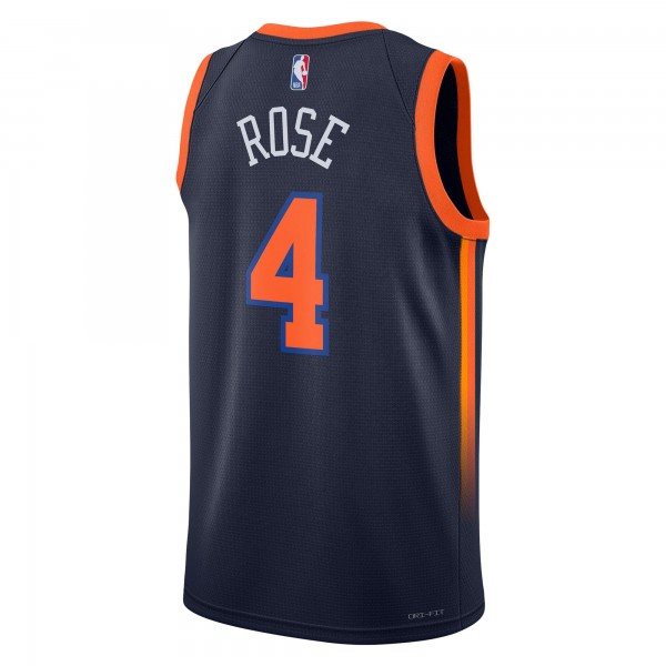 Игровая форма  Derrick Rose New York Knicks Jordan Brand 2022/23 Statement Edition Swingman - Navy