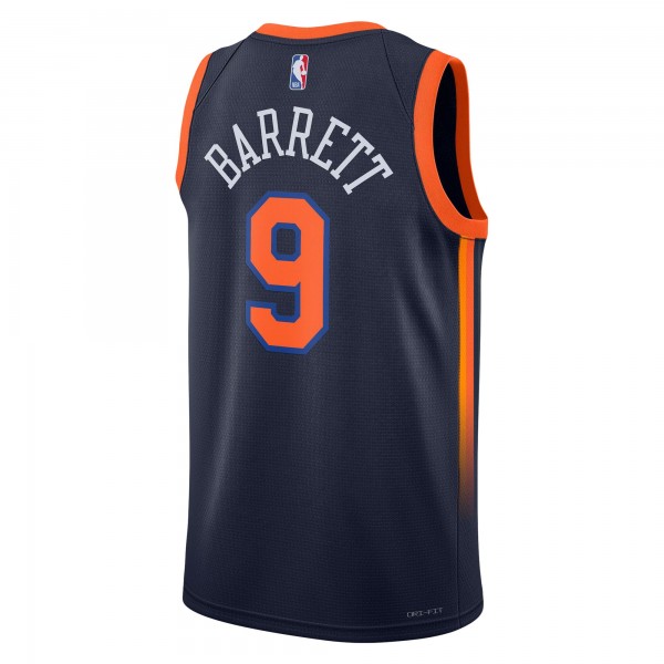 Игровая форма  RJ Barrett New York Knicks Jordan Brand 2022/23 Swingman - Statement Edition - Navy