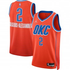 Игровая форма  Shai Gilgeous-Alexander Oklahoma City Thunder Jordan Brand Unisex Swingman - Statement Edition - Orange