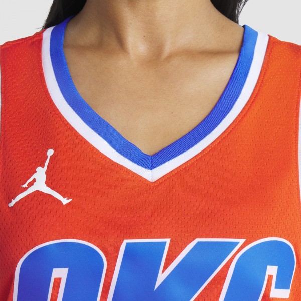 Игровая форма  Shai Gilgeous-Alexander Oklahoma City Thunder Jordan Brand Unisex Swingman - Statement Edition - Orange