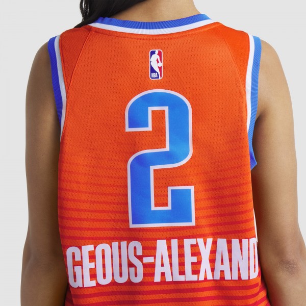 Игровая форма  Shai Gilgeous-Alexander Oklahoma City Thunder Jordan Brand Unisex Swingman - Statement Edition - Orange