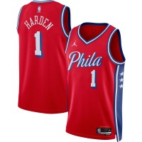 Игровая форма  James Harden Philadelphia 76ers Jordan Brand 2022/23 Statement Edition Swingman - Red