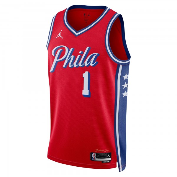 Игровая форма  James Harden Philadelphia 76ers Jordan Brand 2022/23 Statement Edition Swingman - Red