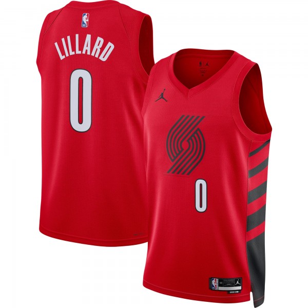 Игровая форма  Damian Lillard Portland Trail Blazers Jordan Brand Unisex Swingman - Statement Edition - Red