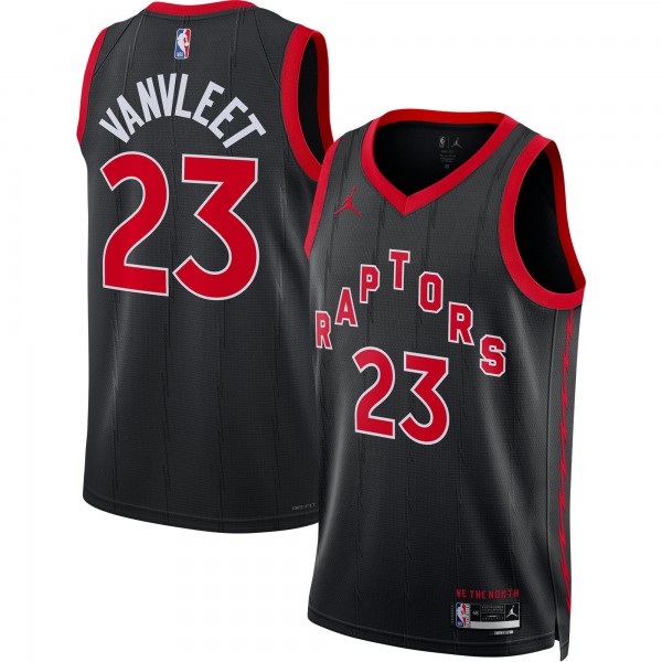 Игровая форма  Fred VanVleet Toronto Raptors Jordan Brand 2022/23 Statement Edition Swingman - Black