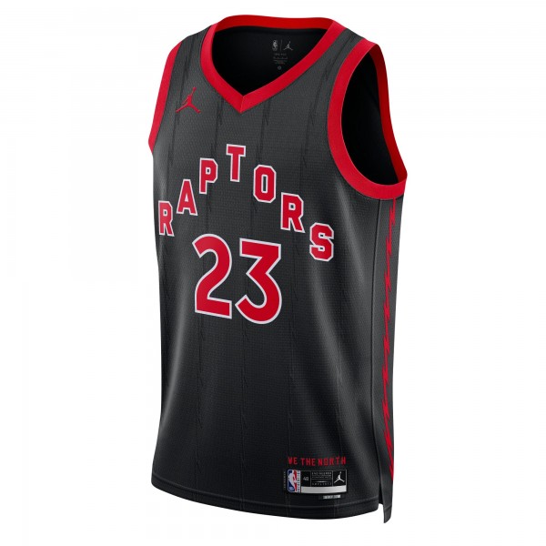 Игровая форма  Fred VanVleet Toronto Raptors Jordan Brand 2022/23 Statement Edition Swingman - Black