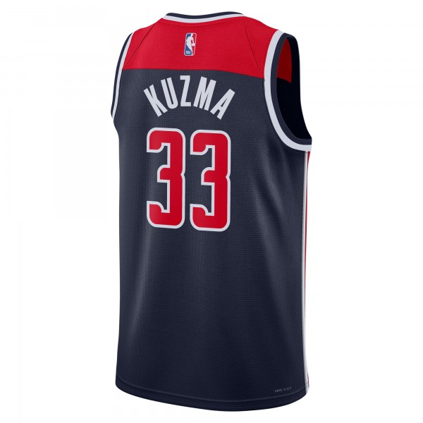 Игровая форма  Kyle Kuzma Washington Wizards Jordan Brand 2022/23 Statement Edition Swingman - Navy