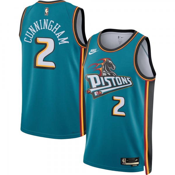 Игровая форма  Cade Cunningham Detroit Pistons Nike 2022/23 Swingman Teal - Classic Edition