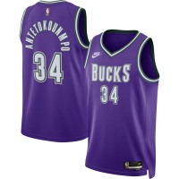 Игровая форма  Giannis Antetokounmpo Milwaukee Bucks Nike Swingman - Classic Edition - Purple