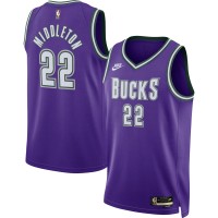 Игровая форма  Khris Middleton Milwaukee Bucks Nike 2022/23 Swingman Purple - Classic Edition