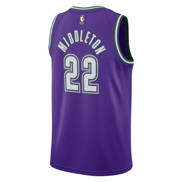 Игровая форма  Khris Middleton Milwaukee Bucks Nike 2022/23 Swingman Purple - Classic Edition