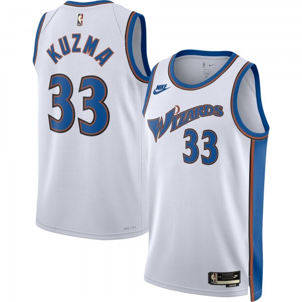 Игровая форма  Kyle Kuzma Washington Wizards Nike 2022/23 Swingman White - Classic Edition