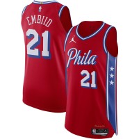 Игровая форма  Joel Embiid Philadelphia 76ers Jordan Brand 2022/23 Authentic - Statement Edition - Red