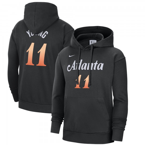 Именная толстовка Trae Young Atlanta Hawks Nike 2022/23 City Edition - Black
