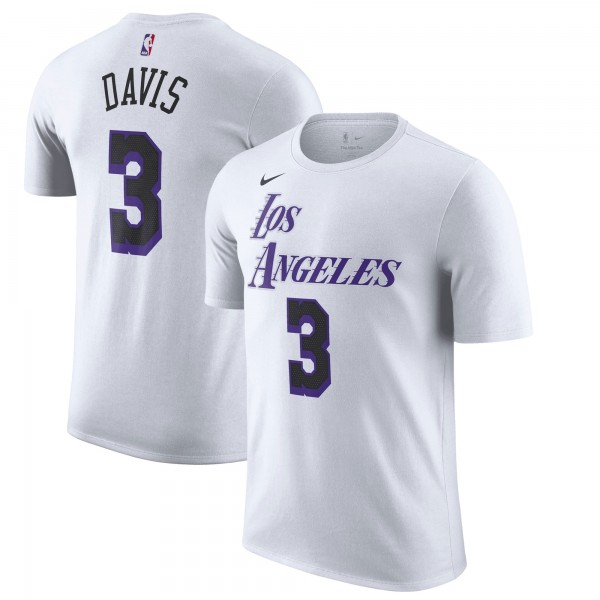 Футболка Anthony Davis Los Angeles Lakers Nike 2022/23 City Edition - White
