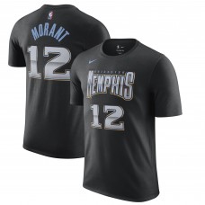 Именная футболка Ja Morant Memphis Grizzlies Nike 2022/23 City Edition - Black