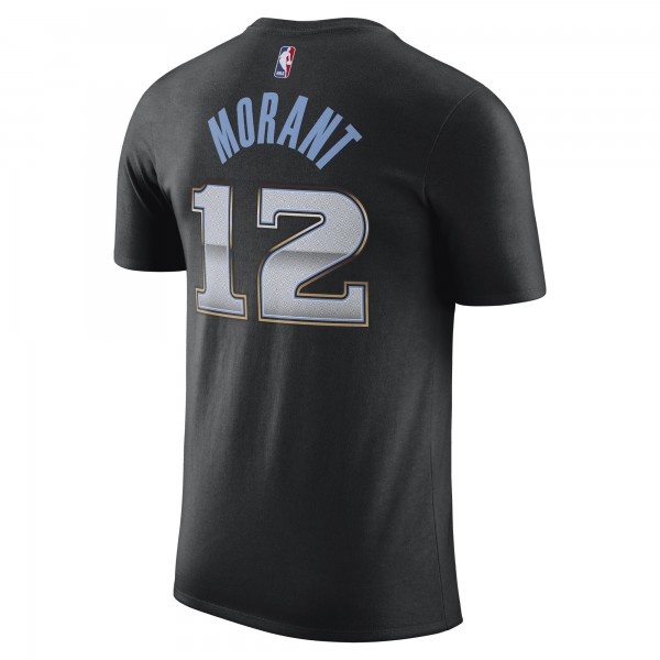 Именная футболка Ja Morant Memphis Grizzlies Nike 2022/23 City Edition - Black
