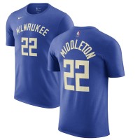 Футболка Khris Middleton Milwaukee Bucks Nike 2022/23 City Edition - Royal