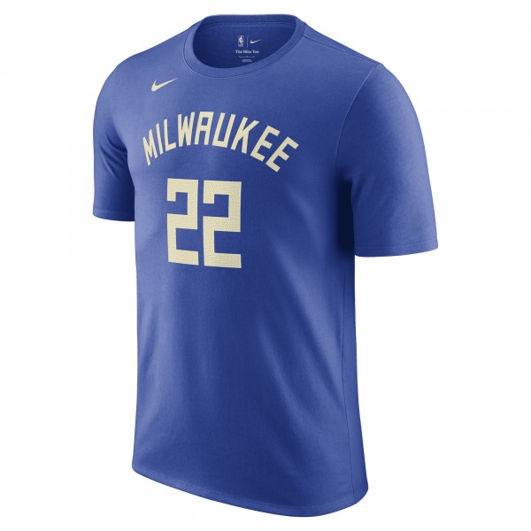 Футболка Khris Middleton Milwaukee Bucks Nike 2022/23 City Edition - Royal