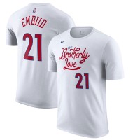 Футболка Joel Embiid Philadelphia 76ers Nike 2022/23 City Edition - White