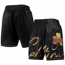 Boston Celtics Mitchell & Ness Big Face 4.0 Fashion Shorts - Black