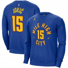 Кофта Nikola Jokic Denver Nuggets Jordan Brand Statement Name & Number - Blue