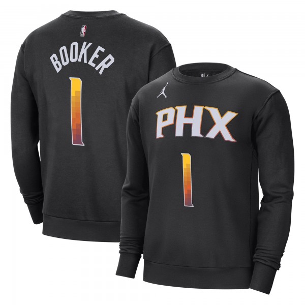 Кофта Devin Booker Phoenix Suns Jordan Brand Statement Name & Number - Black