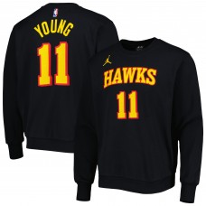 Кофта Trae Young Atlanta Hawks Jordan Brand Statement Name & Number - Black