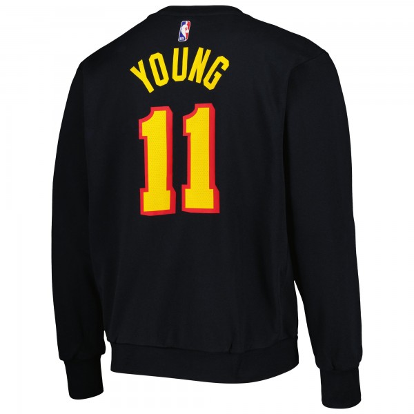 Кофта Trae Young Atlanta Hawks Jordan Brand Statement Name & Number - Black