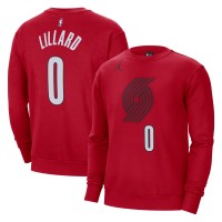 Кофта Damian Lillard Portland Trail Blazers Jordan Brand Statement Name & Number - Red