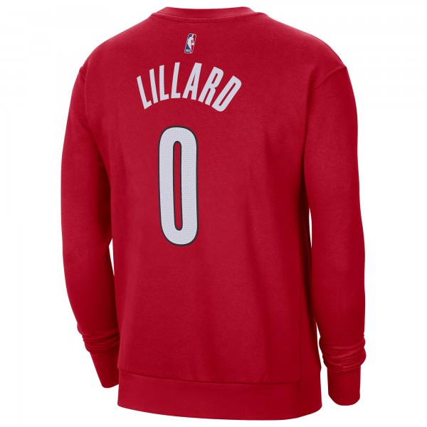 Кофта Damian Lillard Portland Trail Blazers Jordan Brand Statement Name & Number - Red